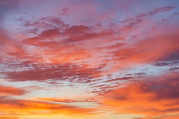istock Amazing cloudscape on the sky at sunset time. 1321914982
