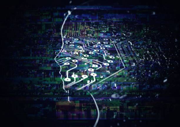 istock 3D rendering abstract person profile and black background 1321915430