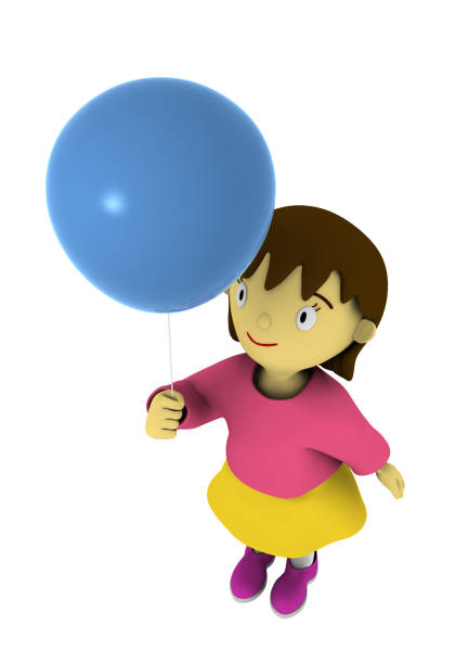 istock Girl with balloon 1321920484