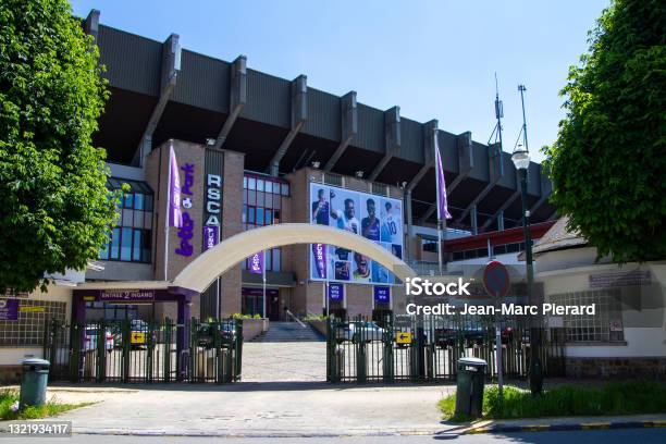 Toegang Tot Lotto Park Voorheen Constant Vanden Stock Stadion De Koninklijke Sportclub Van Anderlecht Rsca Stockfoto en meer beelden van Anderlecht - Brussel