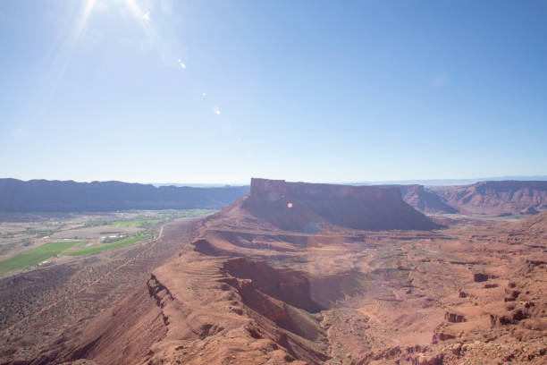 istock Scenic view of desert landscape 1321956458