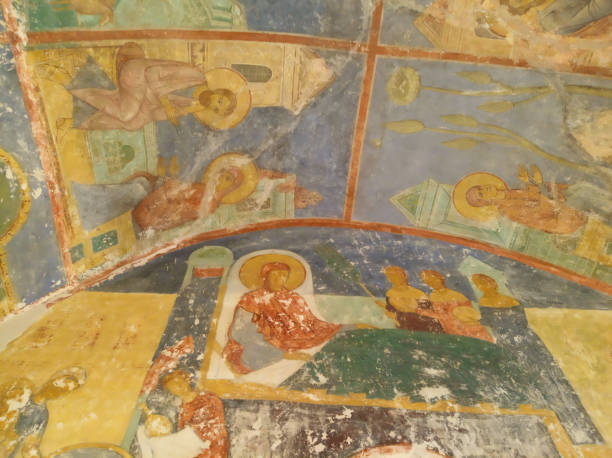 istock The frescoes, Pskov city 1321977202