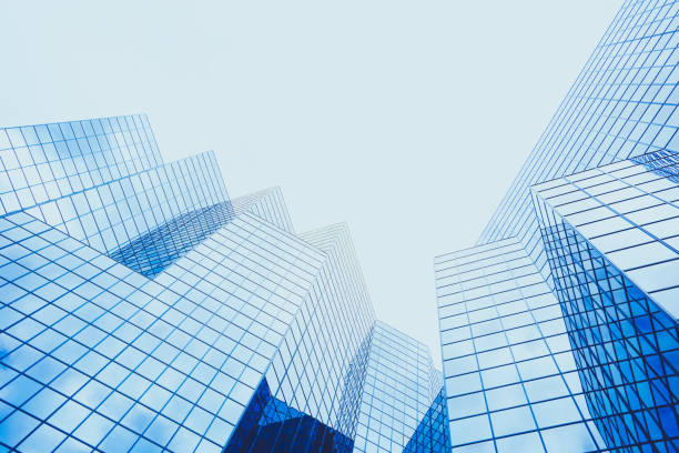 3d rendering highrise building isolated on white