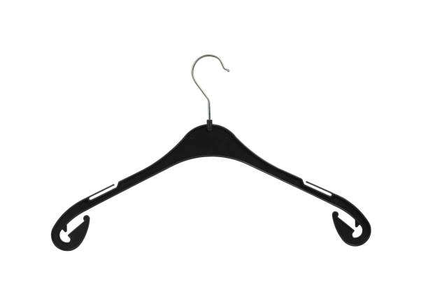 istock wooden and plastic hangers with a hook for clothes, isolate for clipping on a white background 1322004425