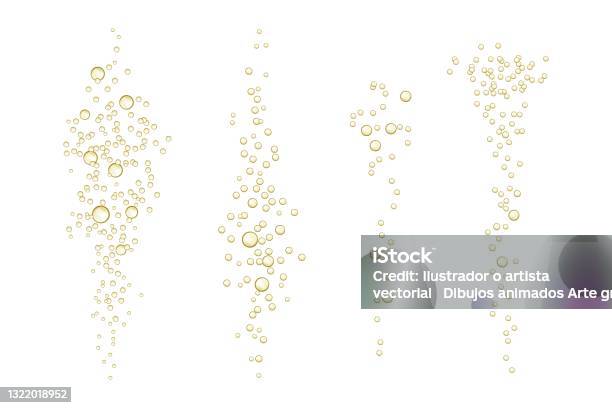 Afdrukken Stockvectorkunst en meer beelden van Bel - Vloeistof - Bel - Vloeistof, Champagne, Bier