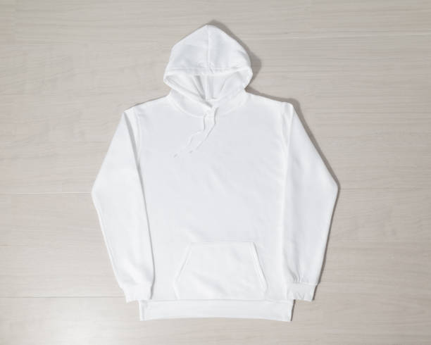 istock White Pullover hoodie mockup, Sweatshirt long sleeves template for your design 1322028690