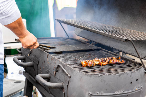 istock teriyaki beef skewers on the grill 1322034734