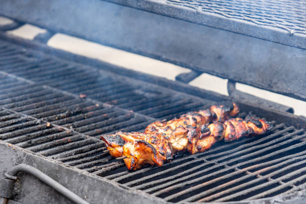 istock teriyaki beef skewers on the grill 1322035073