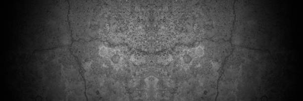 istock Old wall texture cement dark black gray panoramic background abstract grey color design are light with white gradient background. 1322044176