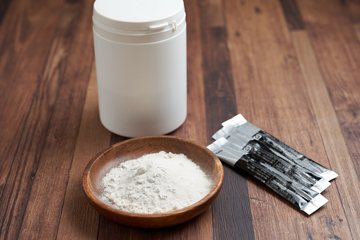 Powdered supplement for training