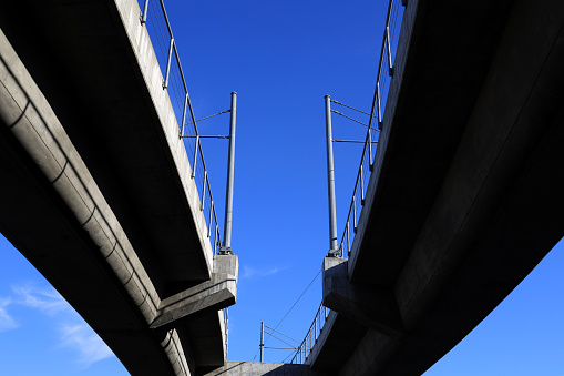 Railway Viaduct of Los Angeles Metro Gold Line.