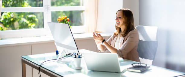 istock Virtual Business Meeting Video Conference Call 1322050770