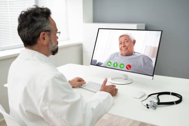istock Doctor Talking With Patient Online In Video Call 1322051918
