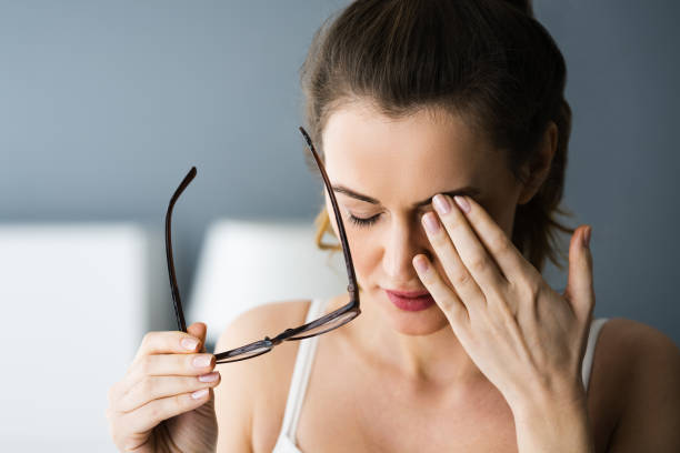istock Tired Exhausted Eye Pain And Ache 1322057177