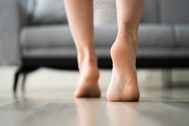 istock Underfloor Heat. Walking On Toes 1322057554