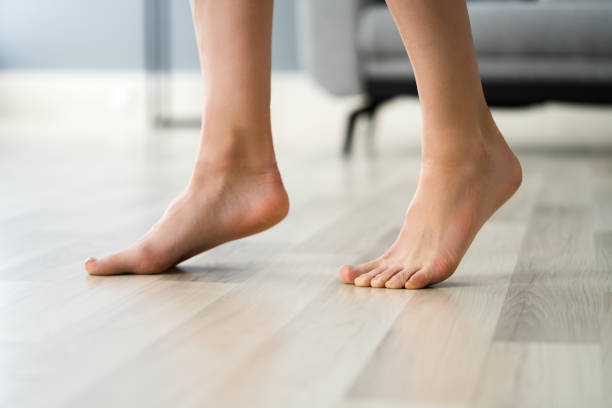 istock Underfloor Heat. Walking On Toes 1322057562