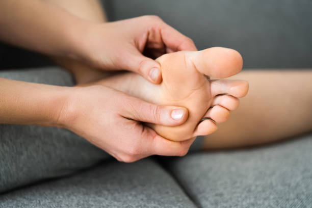 istock Barefoot Toe And Foot Skin Care 1322057575