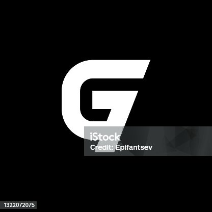 istock G7 or C7 letter sign design – Abstract vector monogram emblem. 1322072075