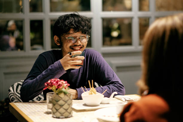 istock Beautiful Couple Having Fancy Dinner Together 1322080492