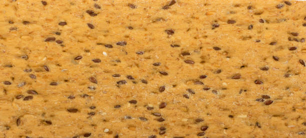 istock Crunchy gluten free crispbread with various seeds isolated 1322087590
