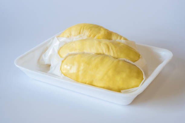 istock peace of durian fruite on white background 1322101917