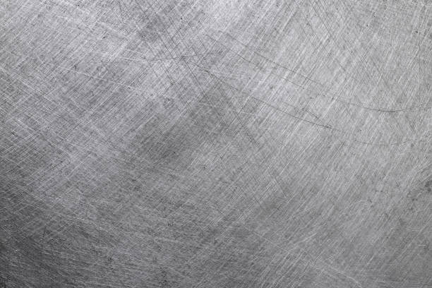 fond de texture aluminium, rayures sur acier inoxydable. - seamless brushed metal platinum smooth photos et images de collection