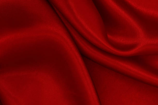 istock Red fabric texture for background and design art work, beautiful pattern of silk or linen. 1322116148