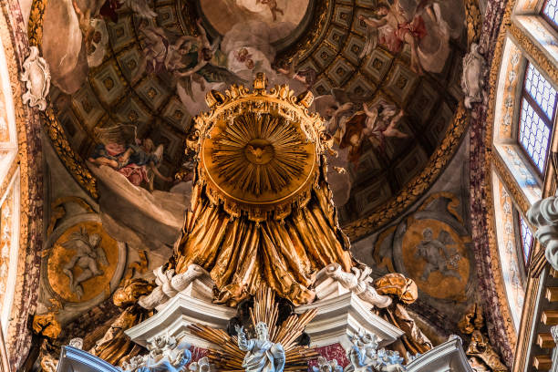 chiesa di santa maria di nazareth - cathedral italy venice italy inside of foto e immagini stock