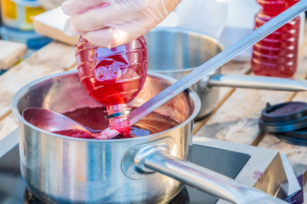 istock Berry juice made from fresh strawberries 1322117073