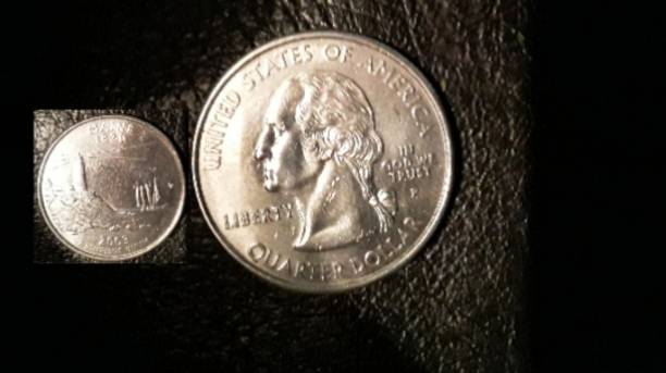 istock Coin of 1/4 Dollar 1322123605