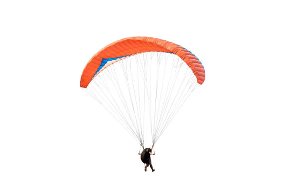 istock Bright colorful parachute on white background, isolated. 1322129738