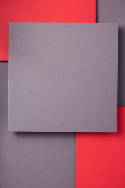 istock abstract grey or gray with red paper background texture surface, minimalism concept 1322130389