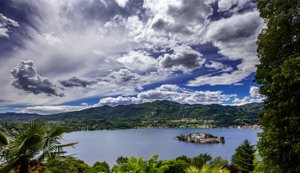 istock Lake Orta in Orta san Giulio, italy 1322131795