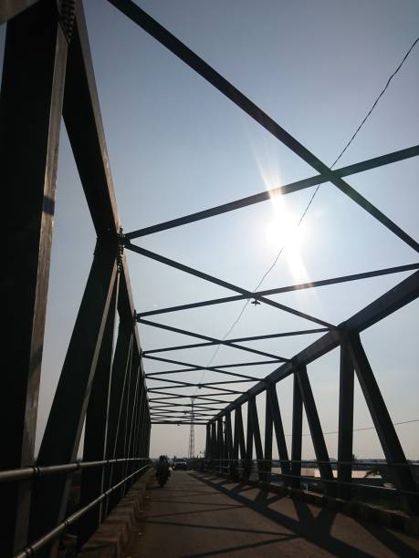 istock Silhouette of a bridge in the afternoon. 1322136946
