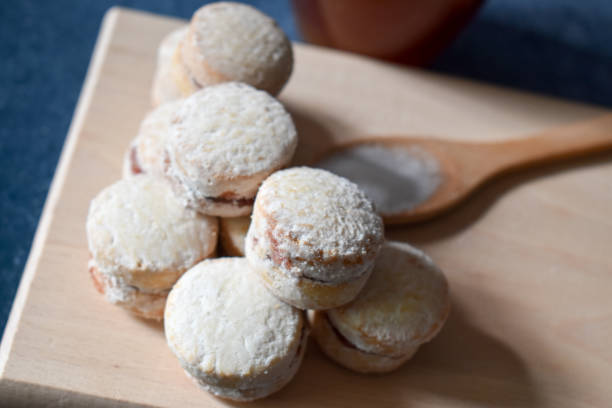 istock Homemade cookies filled with fruit jam 1322138107