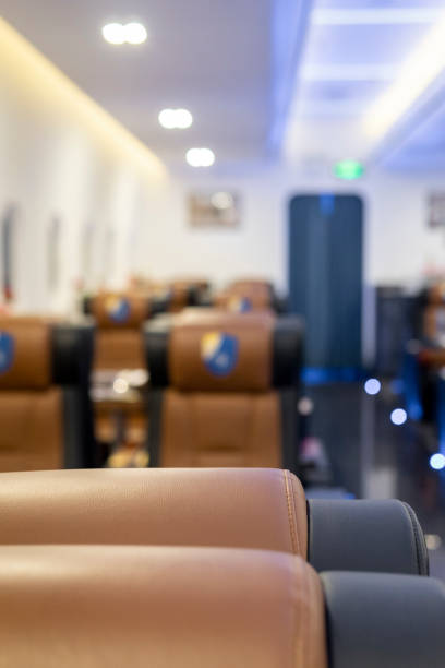 istock Seats in the restaurant on the high-speed rail 1322143436