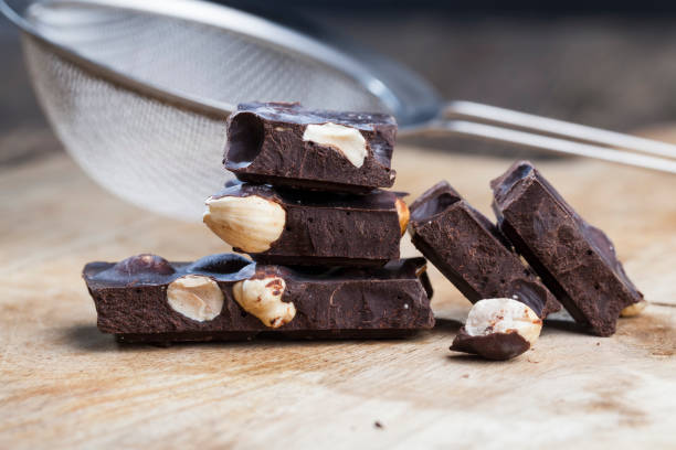 istock divided into pieces a piece of chocolate from cocoa 1322147122