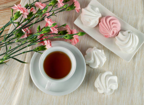 istock White Meringue Cookies Made from Whipped Egg Whites 1322150583
