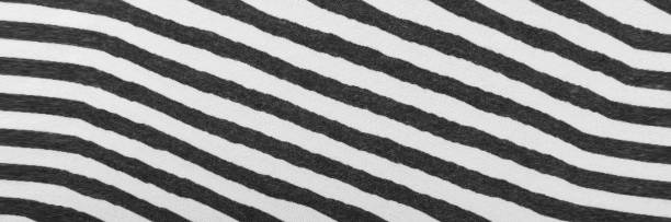 istock Striped Cotton Fabric Texture Background, Black and White Textile 1322150598