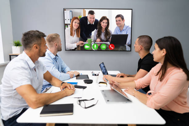 istock Video Conference Business Meeting Call 1322156984