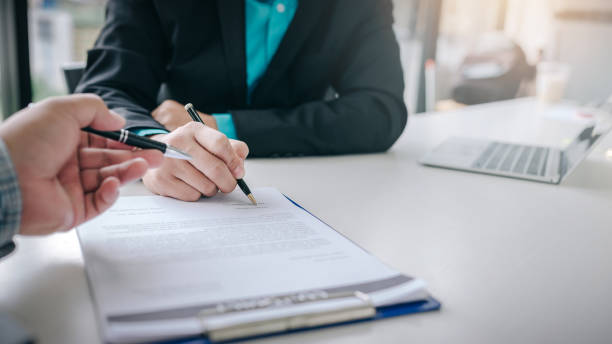 istock Close up. Businessman is signing a contract. 1322157961