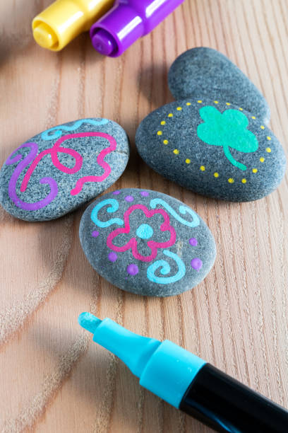 istock Game of painted and hidden stones 1322160040