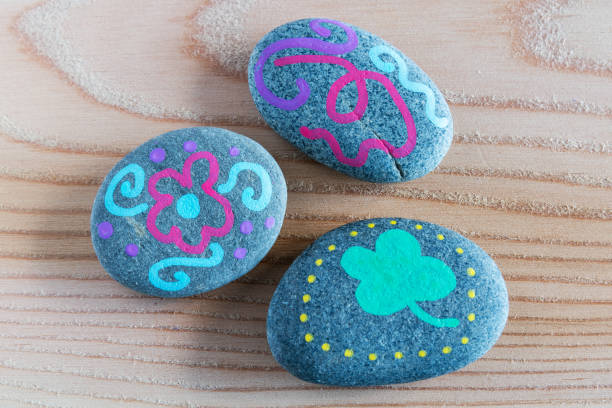 istock Game of painted and hidden stones 1322162093