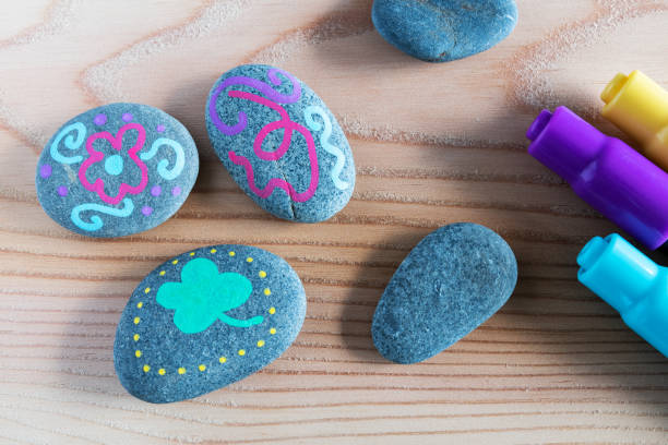 istock Game of painted and hidden stones 1322163427