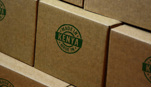 istock Made in Kenya stamp and stamping 1322170398