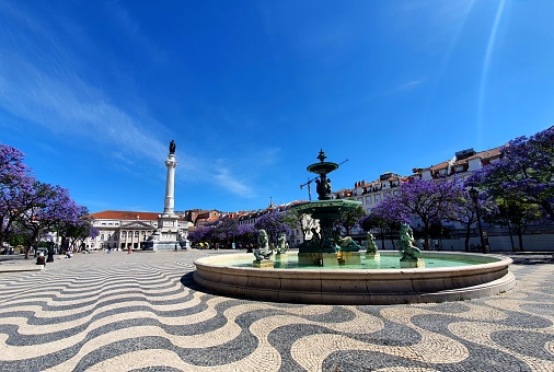 Rossio in Lisbon, Portugal