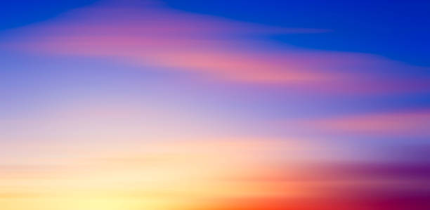 istock Gorgeous Panorama twilight sky and cloud at morning background motion 1322173764