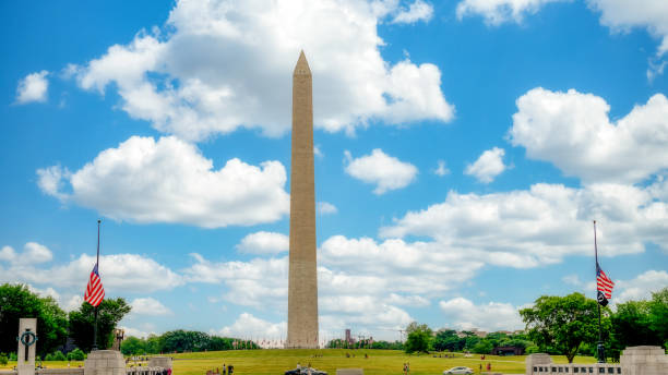 istock Classic view of the Washington Monument 1322174534