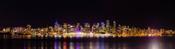 istock Night view of Vancouver from north shore 1322183706
