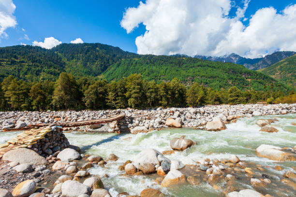 istock Beas river valley near Manali, India 1322194583